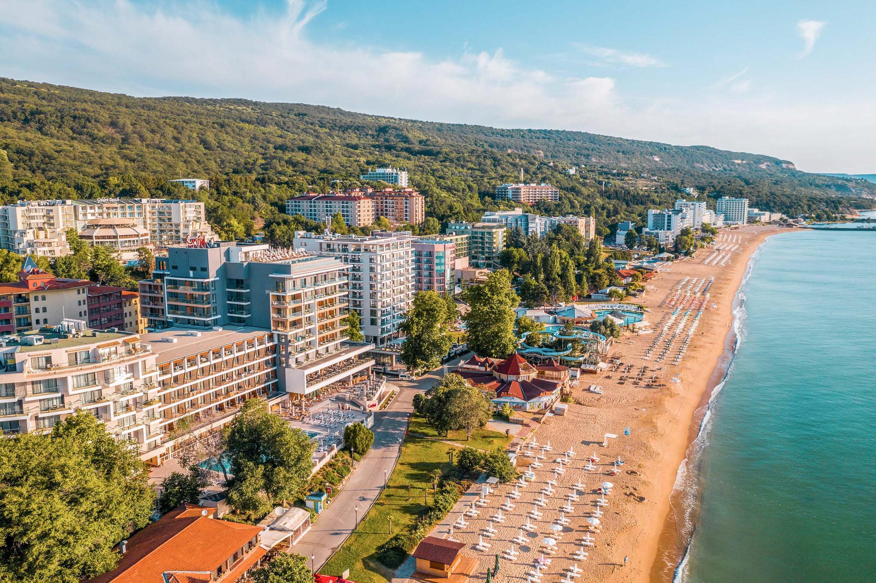 Grifid Vistamar Hotel Golden Sands Bagian luar foto